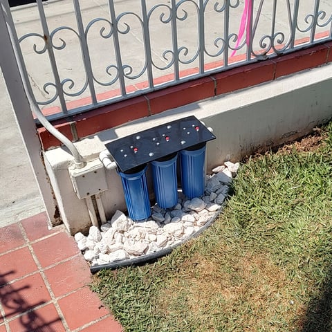 Sistema de filtración Clarina instalado