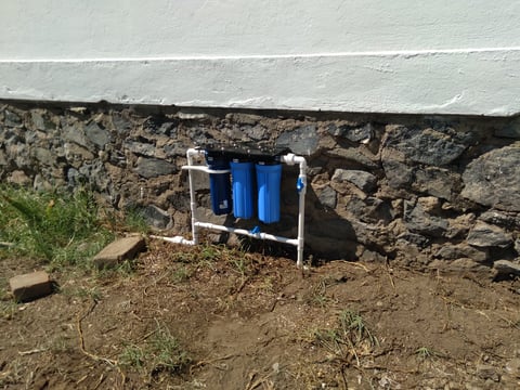 Sistema de filtración Clarina instalado